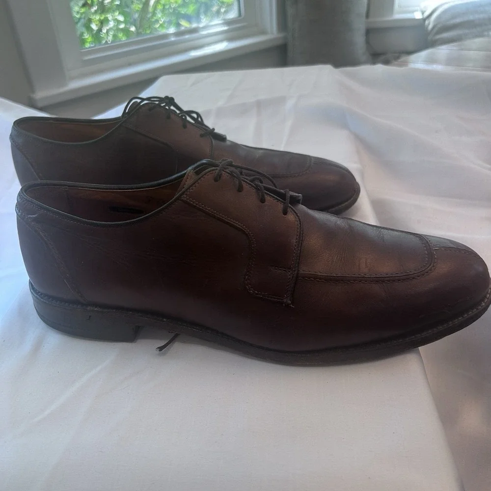 Allen Edmonds Hancock Brown Leather Men 13C Classic Old Money Professional